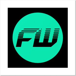 FandomWire FW Circle Logo Icon Posters and Art